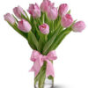 bouquet di tulipani rosa